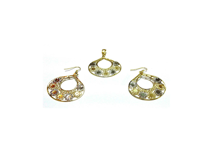 Dual Tone Plated | Fashion Pendant Sets